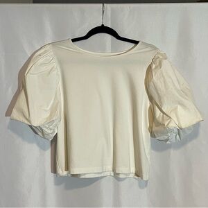 A New Day Cream Puff Sleeve Blouse